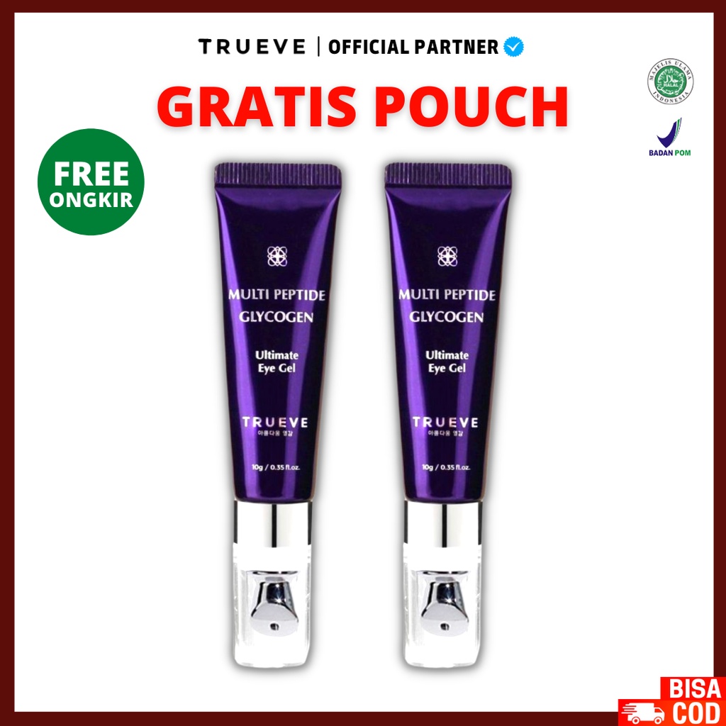 [ FREE GIFT ] TRUEVE Multi Peptide Glycogen Ultimate Eye Gel - Eye Cream 10gr