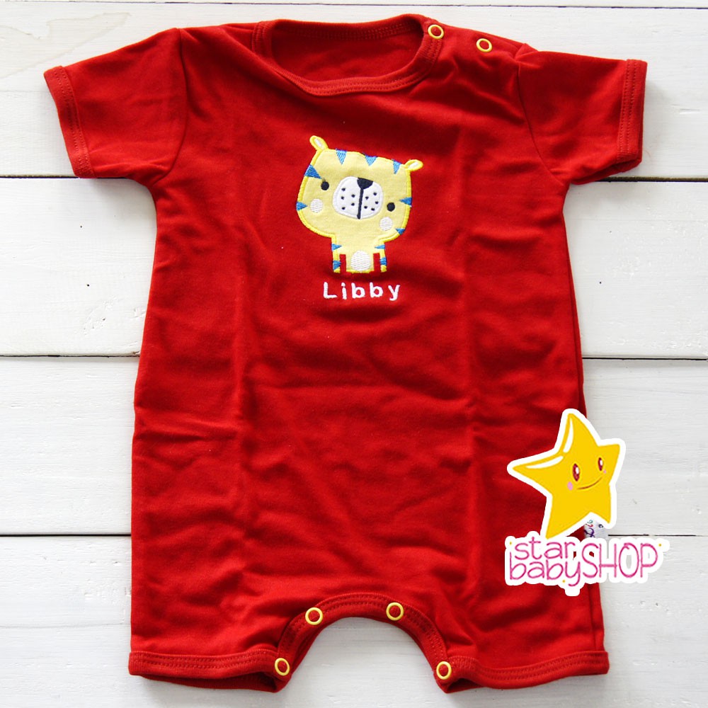 SALE Libby Baby Baju Bayi Romper Jumper Segiempat Libby Baby ECERAN STARBABYSHOP
