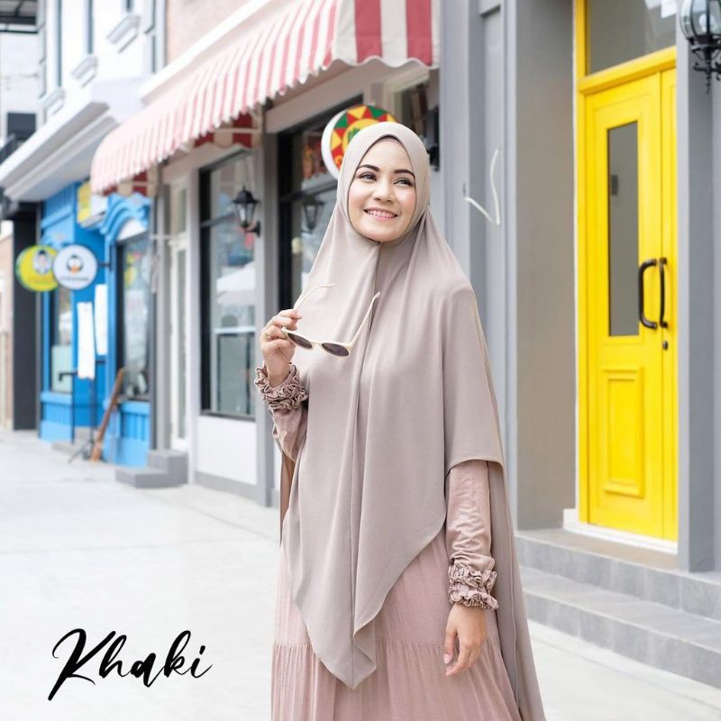 Jilbab Hijab Kerudung Bergo Khimar Instan Syari Pet Milea Jersey Premium Antem Terbaru Jumbo Murah