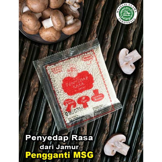 

MOTO VEGAN Kaldu Jamur 5gr x 10 sachet - Bumbu Pengganti MSG Halal