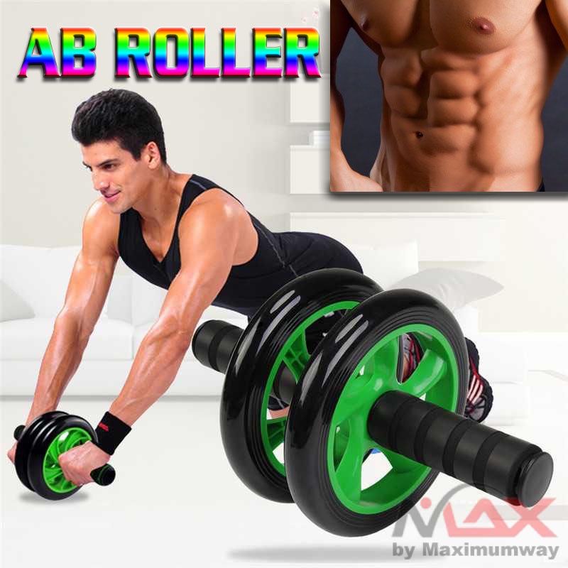 Fitness AB Roller / AB Wheel / Alat fitnes / membentuk perut SIX PACK, Sport Alat Gym  - YY-1601 / fitness roller / AB Roller / Fitness perut / Membentuk perut SIX PACK / latihan perut / olah raga perut / biseps / Alat pitnes / Alat Fitness