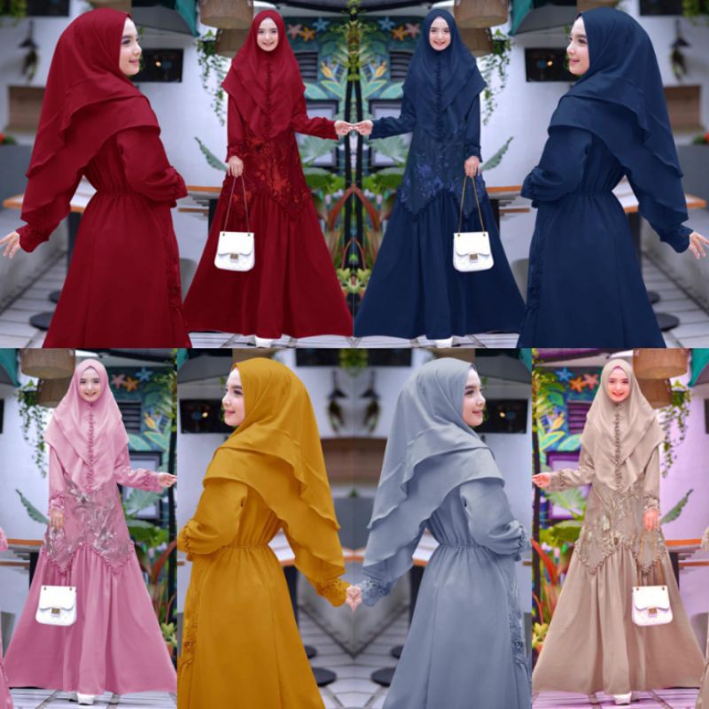 SALE GAMIS PESTA/GAMIS KONDANGAN/DRESS KONDANGAN/SIZE M L XL XXL/GAMIS REMAJA SERAGAM