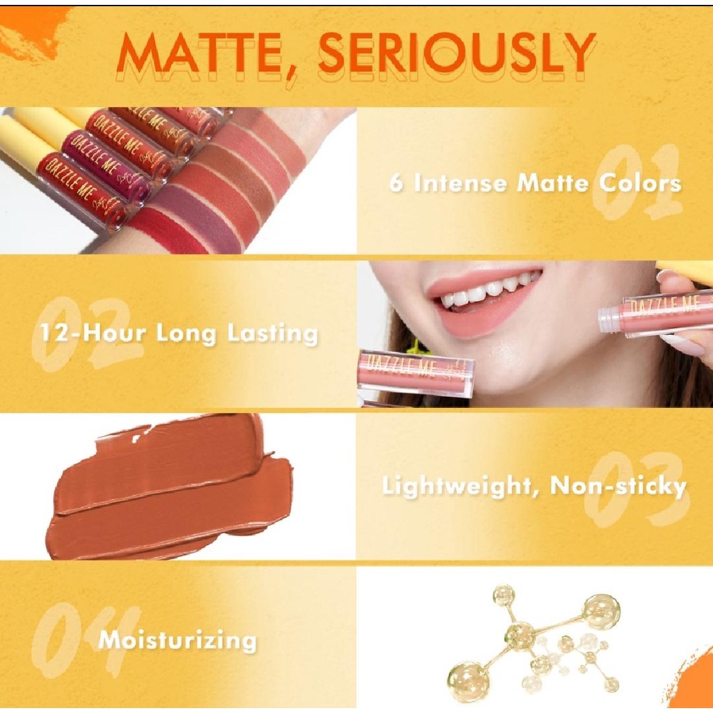 DAZZLE ME VELVET MATTE LIP CREAM 2.5G