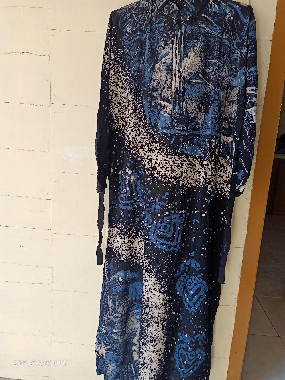 Gamis Twill Malaman Rayon Super By Hd.id Batik [ Bisa Cod ]