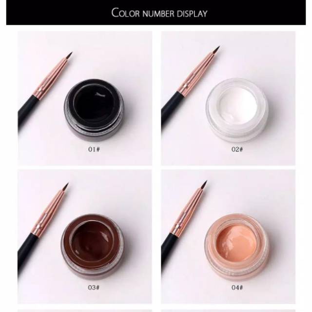 Beauty Glazed Fixline Eyeliner Murah Hilight Warna Terang Kosmetik Mata Liquid Eyeliner Pensil