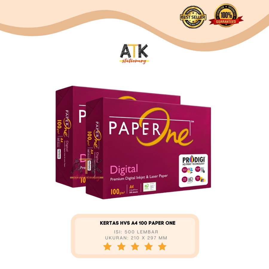 

BEST PRODUCT !!! Kertas Fotocopy A4 100 Gram Paper One ATK - KERTAS HVS PUTIH - KERTAS FOTOCOPY MURAH - KERTAS FOTOCOPY TERLARIS - KERTAS HVS MURAH - KERTAS HVS UNTUK SKRIPSI - PALING DIMINATI - PALING DICARI