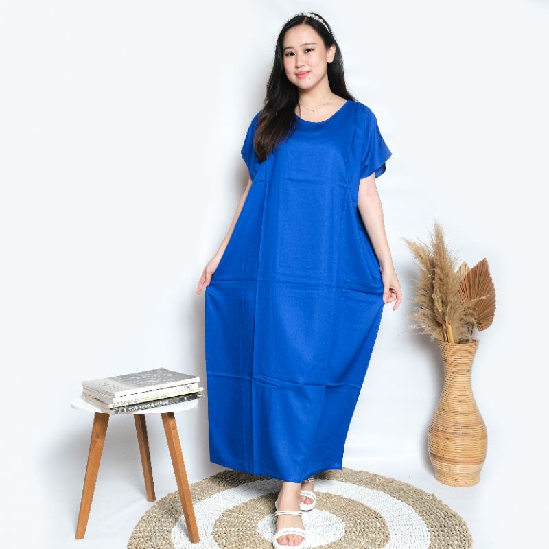 daster bali habel verell panjang semata kaki rayon premium baju tidur murah-K21