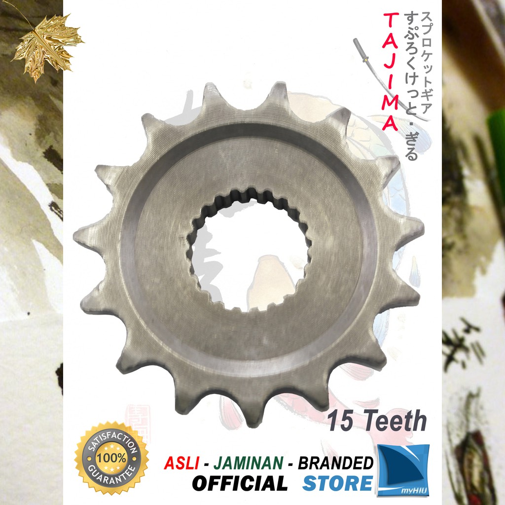 Gigi Tarik 428-15T YAMAHA Scorpio / Z Gir Depan - Front Sprocket Gear TAJIMA