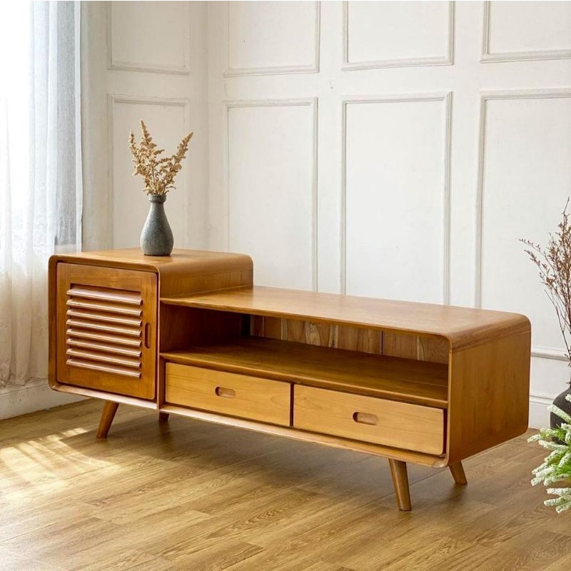 Bufet kayu jati / lemari tv / bufet minimalis / meja tv / rak tv /, meja tv kayu jati