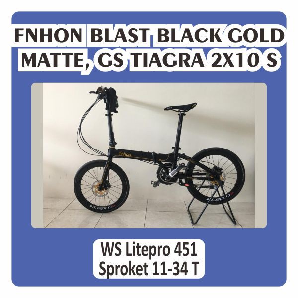 Seli Fnhon Blast Black Gold Matte Dove Dof Hitam Emas