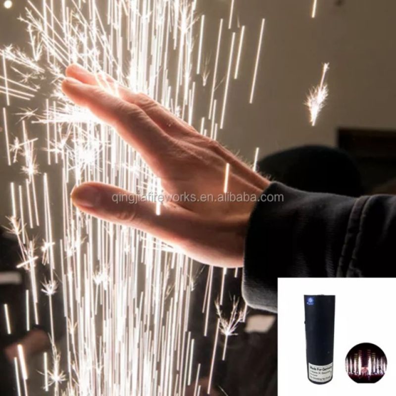 Air Mancur Panggung Elektrik Pyrotechnic 2Warna Silver Gold Durasi 20 Detik 5Meter