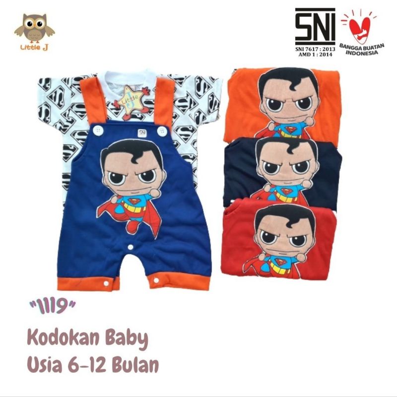 Baby gift kado - Little J Jumper Hansop kancing baju terusan bayi baru lahir newborn laki-laki perempuan cowok cewek