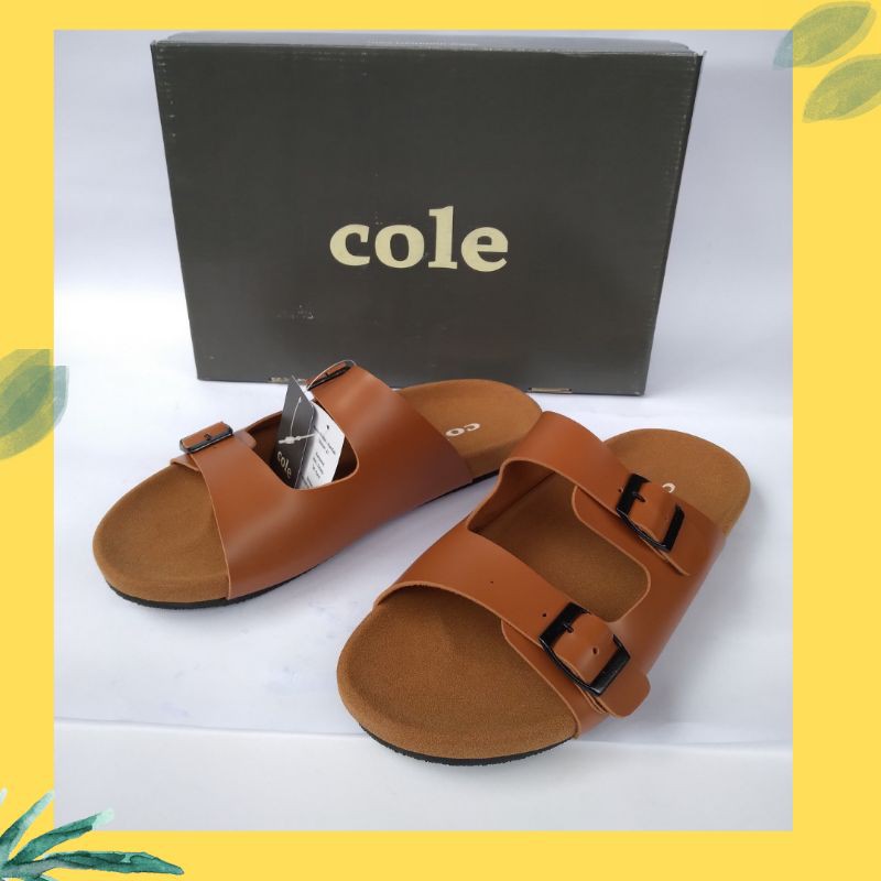 Sandal Pria Cole MEC16 Coklat