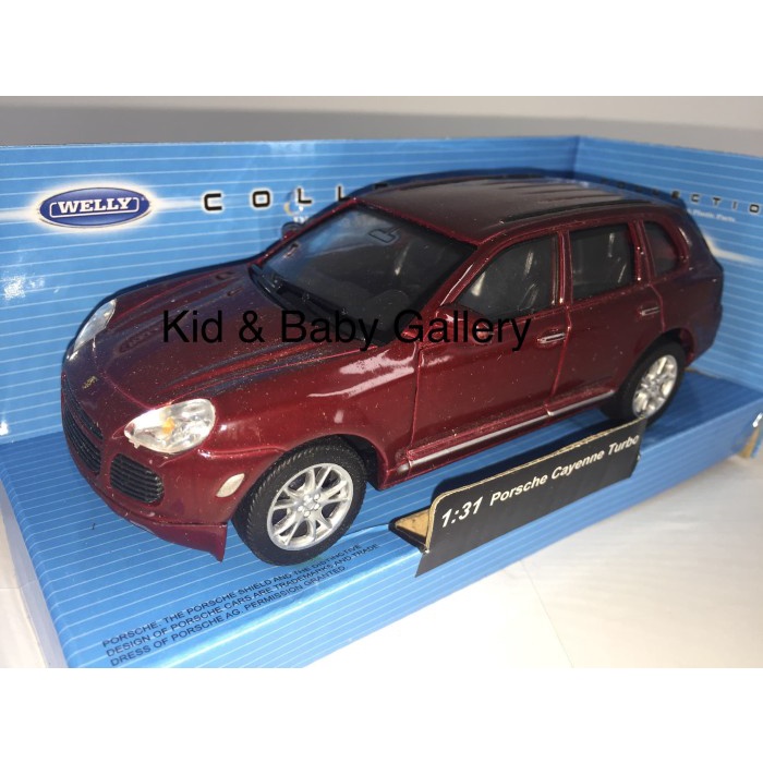 DIE CAST WELLY PORSCHE CAYENNE TURBO [ MO 1279 ] LESISH