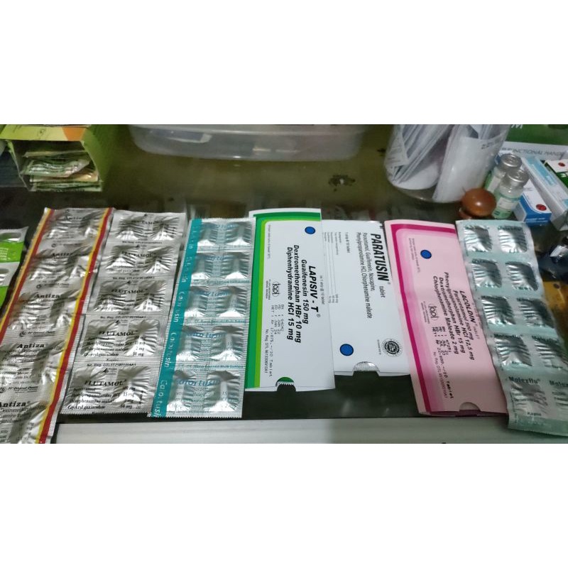 Obat Batuk Flu Alpara, Flumin, Lacoldin, Lapisiv, Flucadex, Tera F, Flutamol, Paratusin, Demacolin, Calortusin