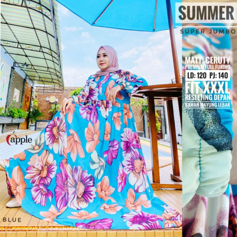 Gamis Jumbo XXXL d 120 - Summer Dress Original Brand