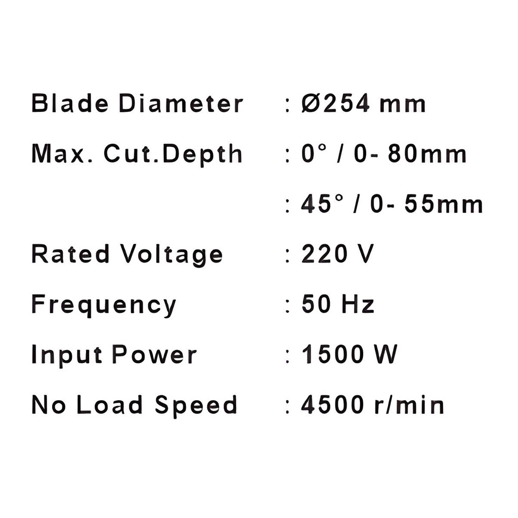 Table Saw 10&quot; MJ 10250 IIA WIPRO/ Mesin Potong Kayu 10 inch MJ-10250 IIA - Mesin Gergaji Meja Potong MJ 10250 IIA WIPRO 10&quot;