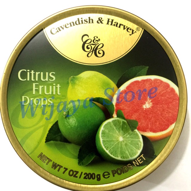 Permen Cavendish &amp; Harvey Citrus Drops