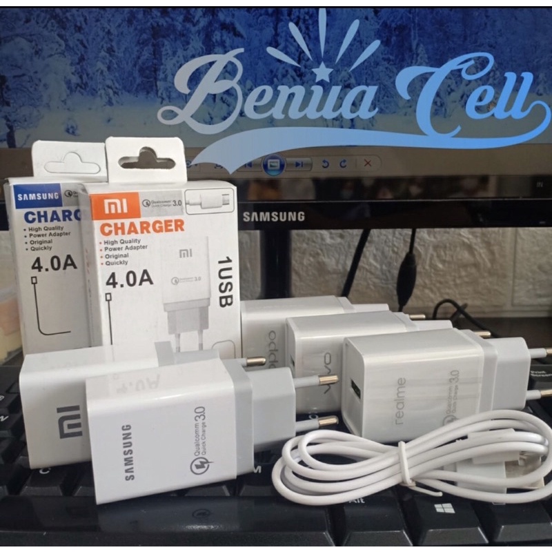 TC CHARGER SAMSUNG SEMUA MEREK / FAST CHARGING 3.1A QUALLCOMM PENGISIAN - BENUA DUNIA