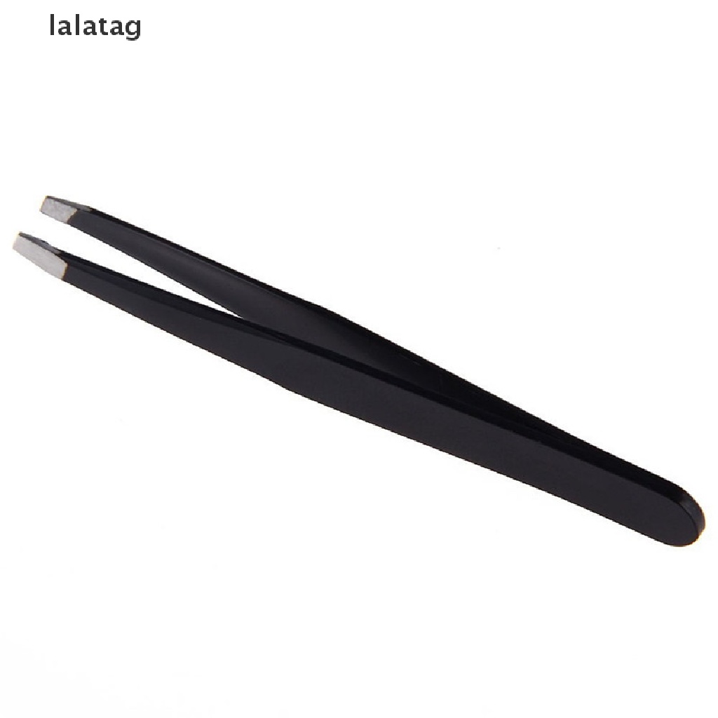 (Lalatag) Pinset Alis Profesional Warna Hitam