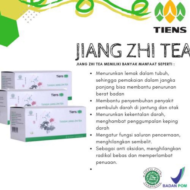 

jiang zhi tea teh tiens