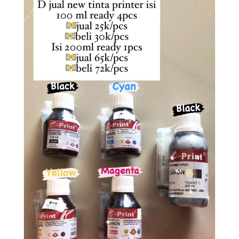 tinta printer canon