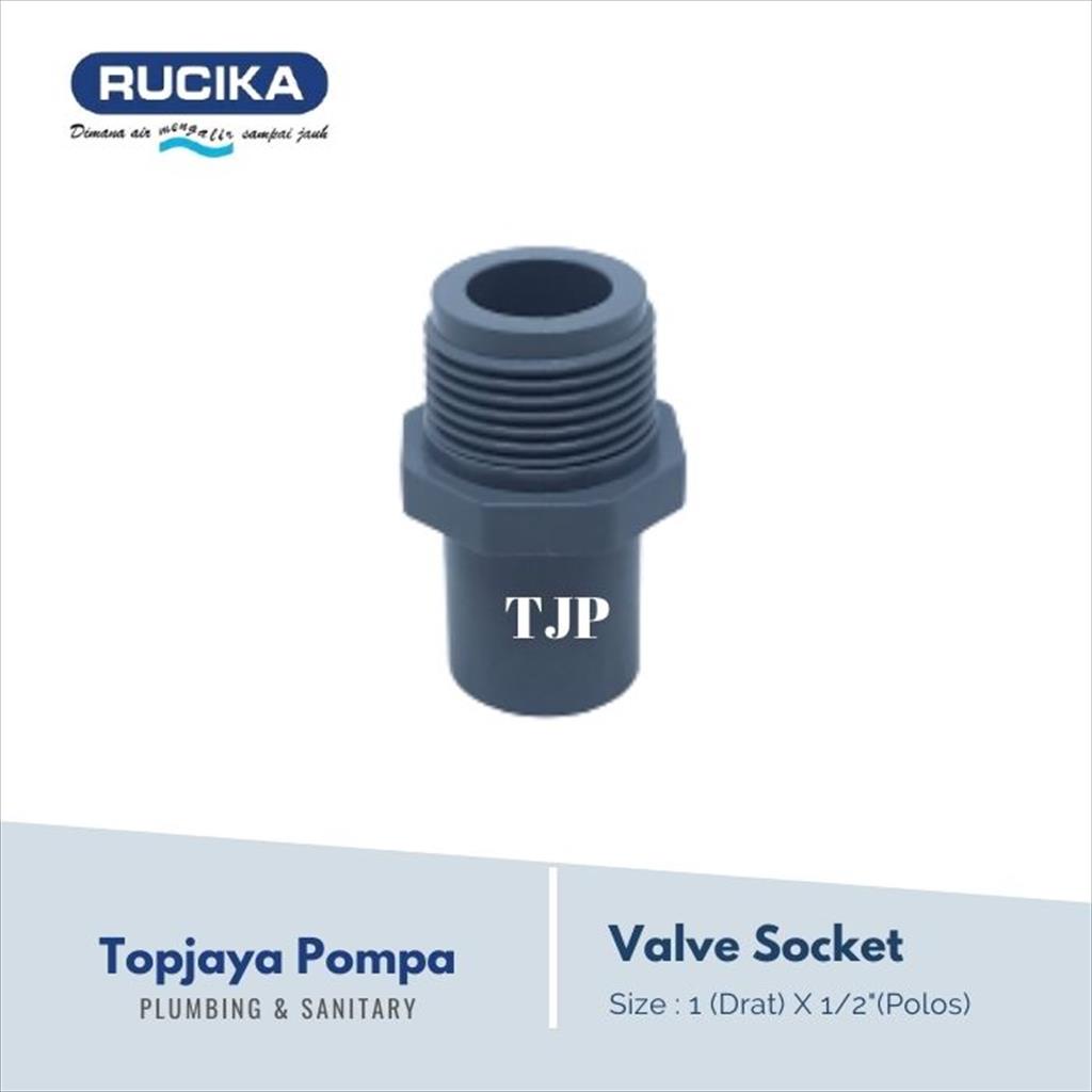 VALVE SOCKET AW RUCIKA 1 x 1/2&quot;