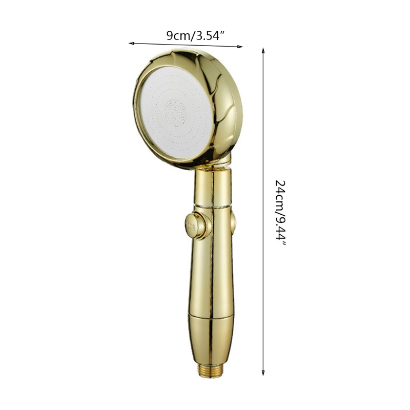 Gro Kepala Shower Genggam Tekanan Tinggi 3 Gigi Untuk Interface 4 Titik