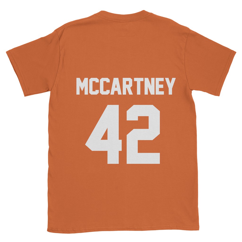 Baju Kaos Band The Beatles Paul Mccartney 42 Orange