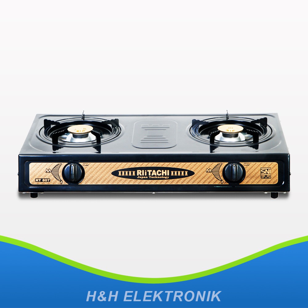Kompor Gas RliTACHI 2 Tungku - RT 807 Batik