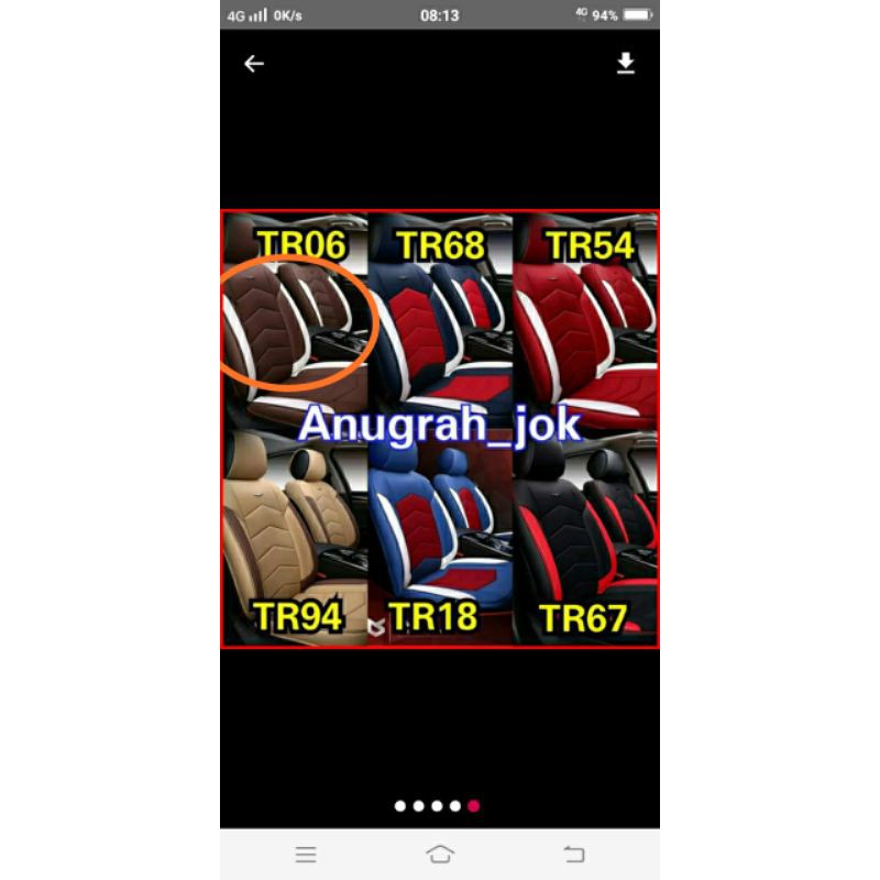 sarung jok mobil ertiga 2016