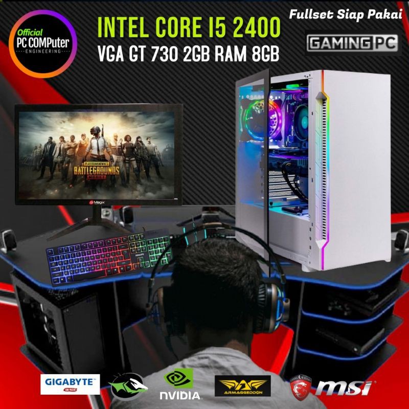 Jual Komputer Pc Gaming Rakitan Core I5 3470 Vga 730 2gb Cpu Hdd 500gb Ssd 1gb Ram 8gb Led 24 Jakarta Indonesia Shopee Indonesia