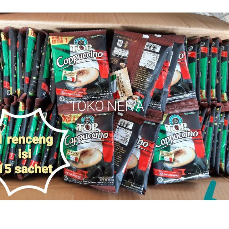 

Sale Sekarang--TOP COFFEE CAPPUCCINO 1 RENCENG ISI 15 SACHET