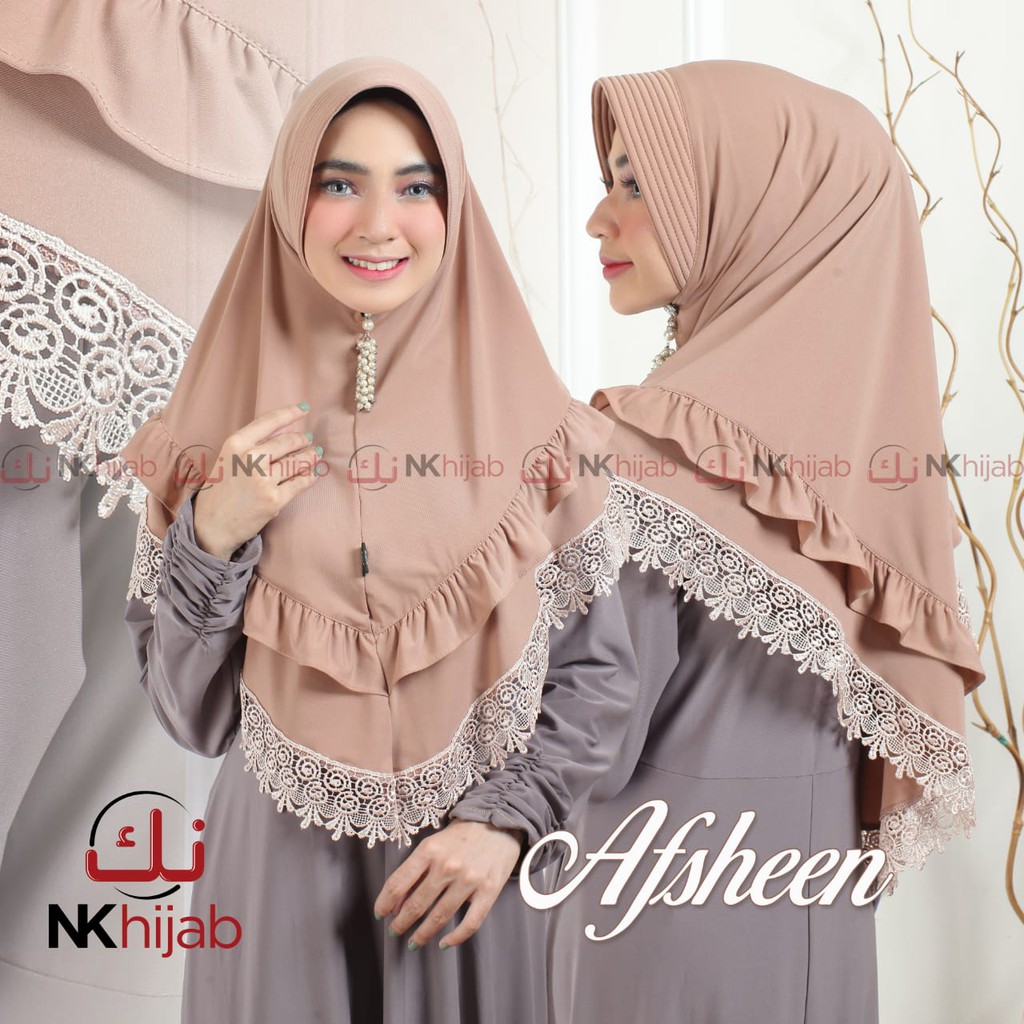 NK/IP HIJAB | Jilbab Hijab instan Kerudung HIGH QUALITY Afsheen