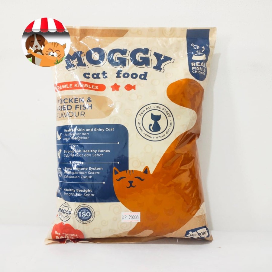 Makanan Kucing MOGGY CAT FOOD 800 GRAM