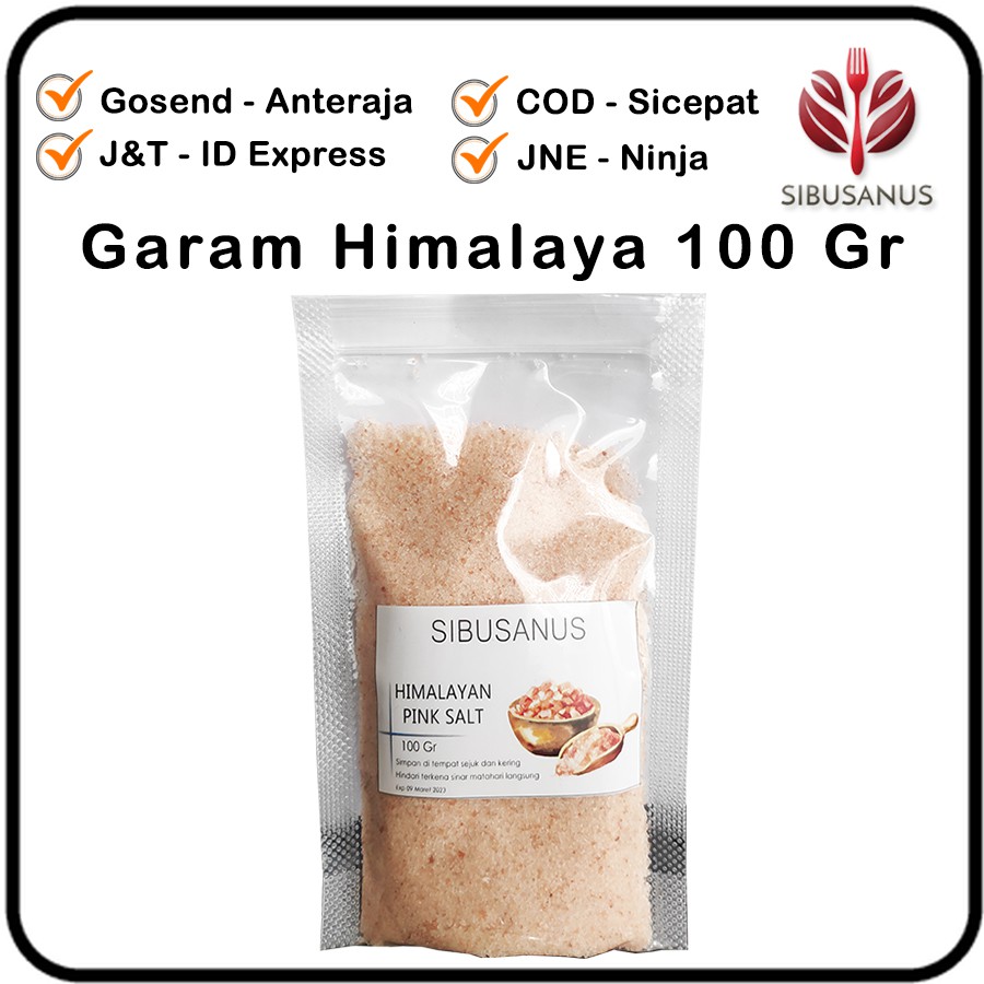

Garam Diet 100 Gram - Garam Pink Diet Sehat 100 Gr - Garam Himalaya Salt 100 Gram Garam Diet Sehat