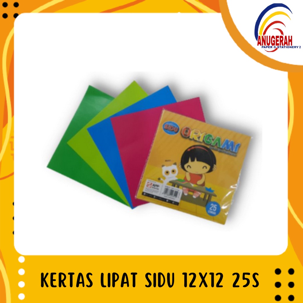 

KERTAS LIPAT SIDU 12x12 25Lembar (PCS)