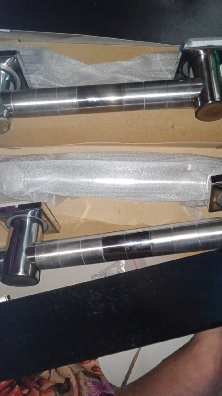 Handle Pintu Stainless 30cm 2set+kunci