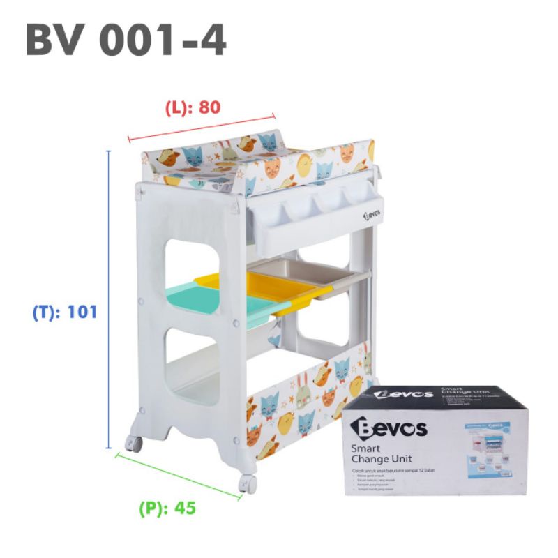 Bevos 2in1 smart baby bath changing table / baby tafel / meja mandi bayi dan ganti popok