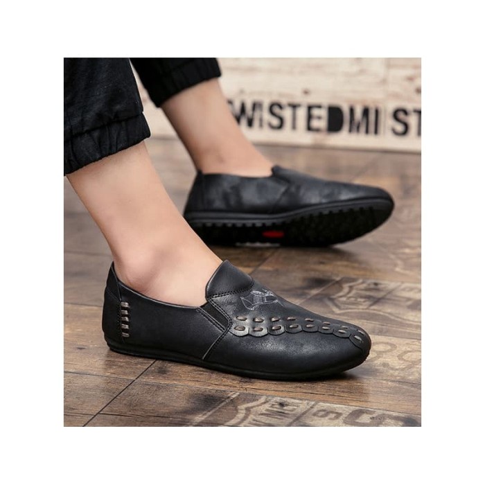 Coklat Import - Sepatu/Slipon/Kulit/Coklat/Pria/Import/Premium