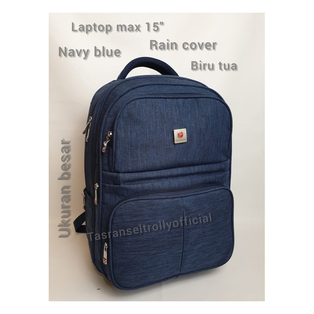 Tas Ransel Laptop Polo Interclub ukuran Besar 19inch 100%original.