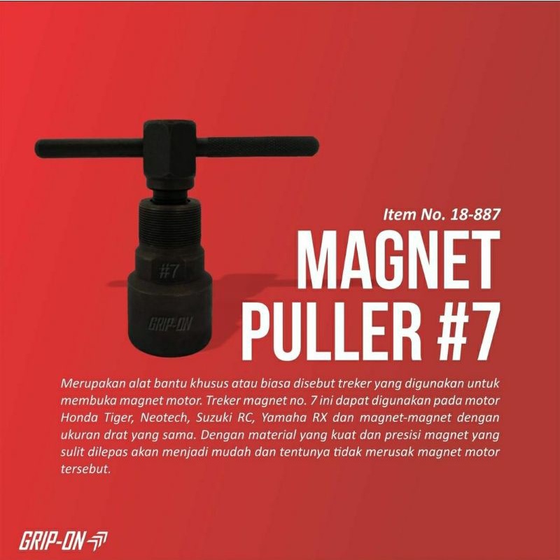 GRIP ON Magnet Puller No.7 Treker Magnet #7