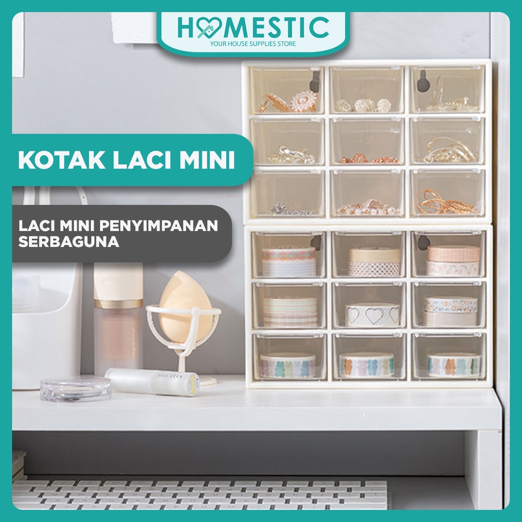 Kotak Laci Mini   Serbaguna | Jiugongge Storage Box  | Kotak Perhiasan | Kotak Aksesoris