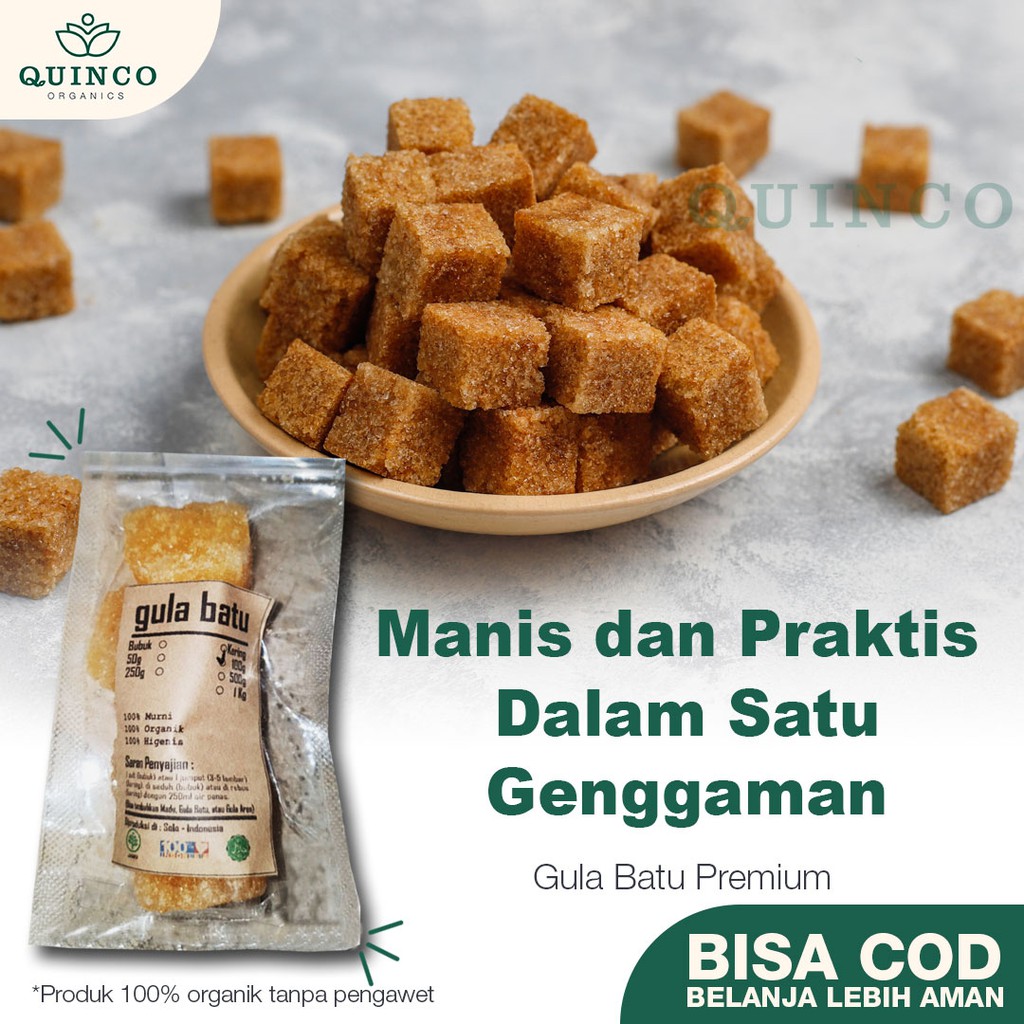 

Gula batu Rock lump sugar Pemanis Premium ASLI Sweetener MURNI ORGANIK ORI R74 pelengkap minuman