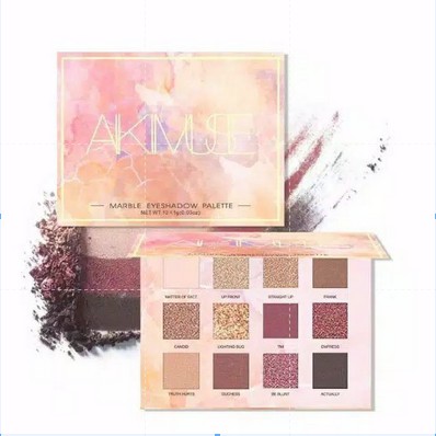 KIMUSE/Aikimuse 12 Color Eyeshadow Eyes Makeup Marble Eyeshadow Palette Cosmetic KS301/Serda Shop