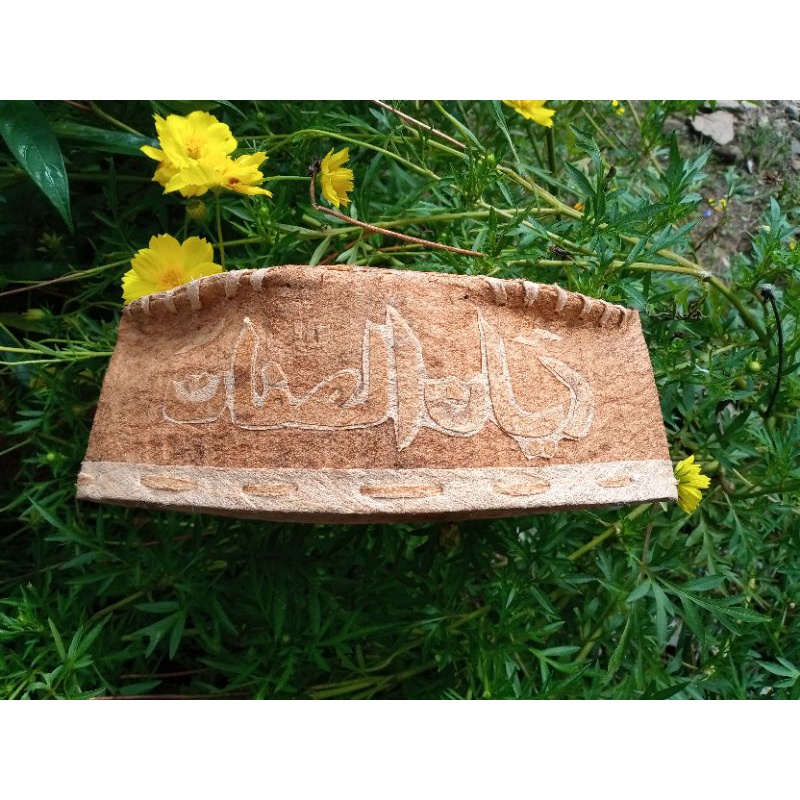 Peci kulit kayu habib bahar request nama