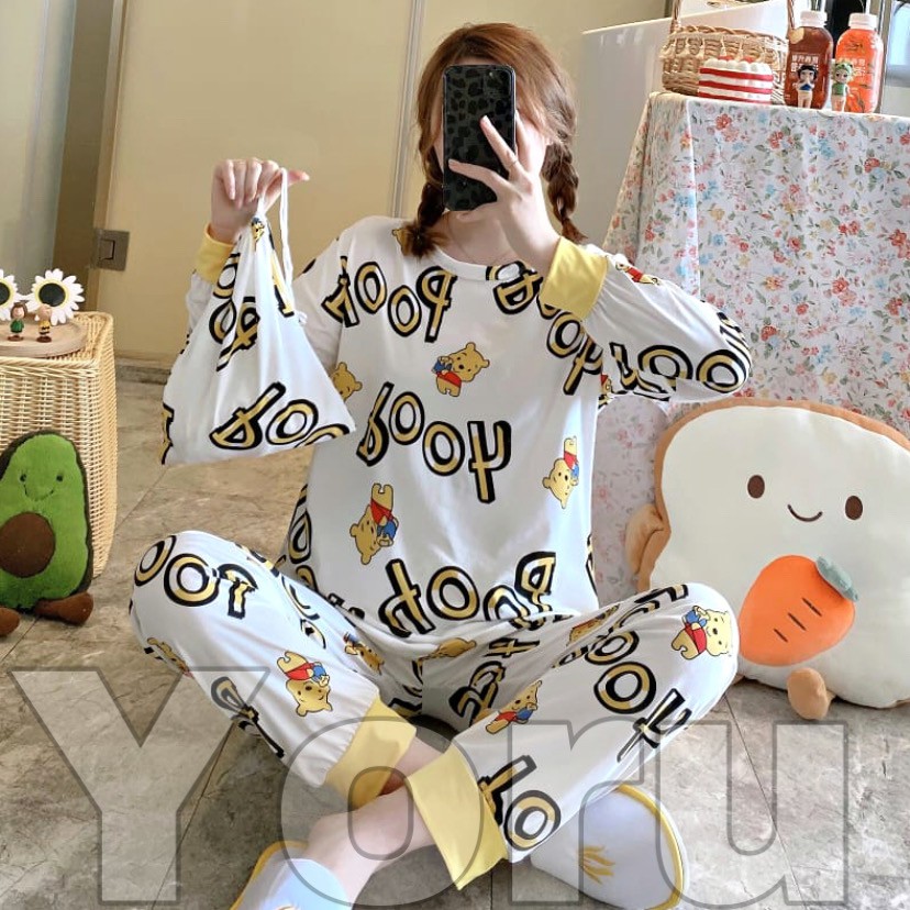 Pamelo Cod baju tidur PP/3/4 import/20 corak/baju tidur import/fashion wanita/baju tidur murah/bangk