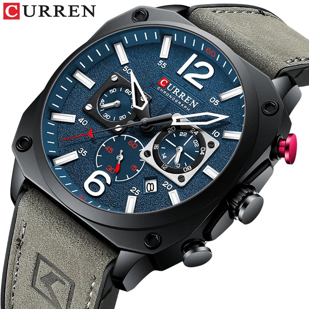 CURREN 8398 Jam Tangan Pria Analog Chronograph WK-SBY