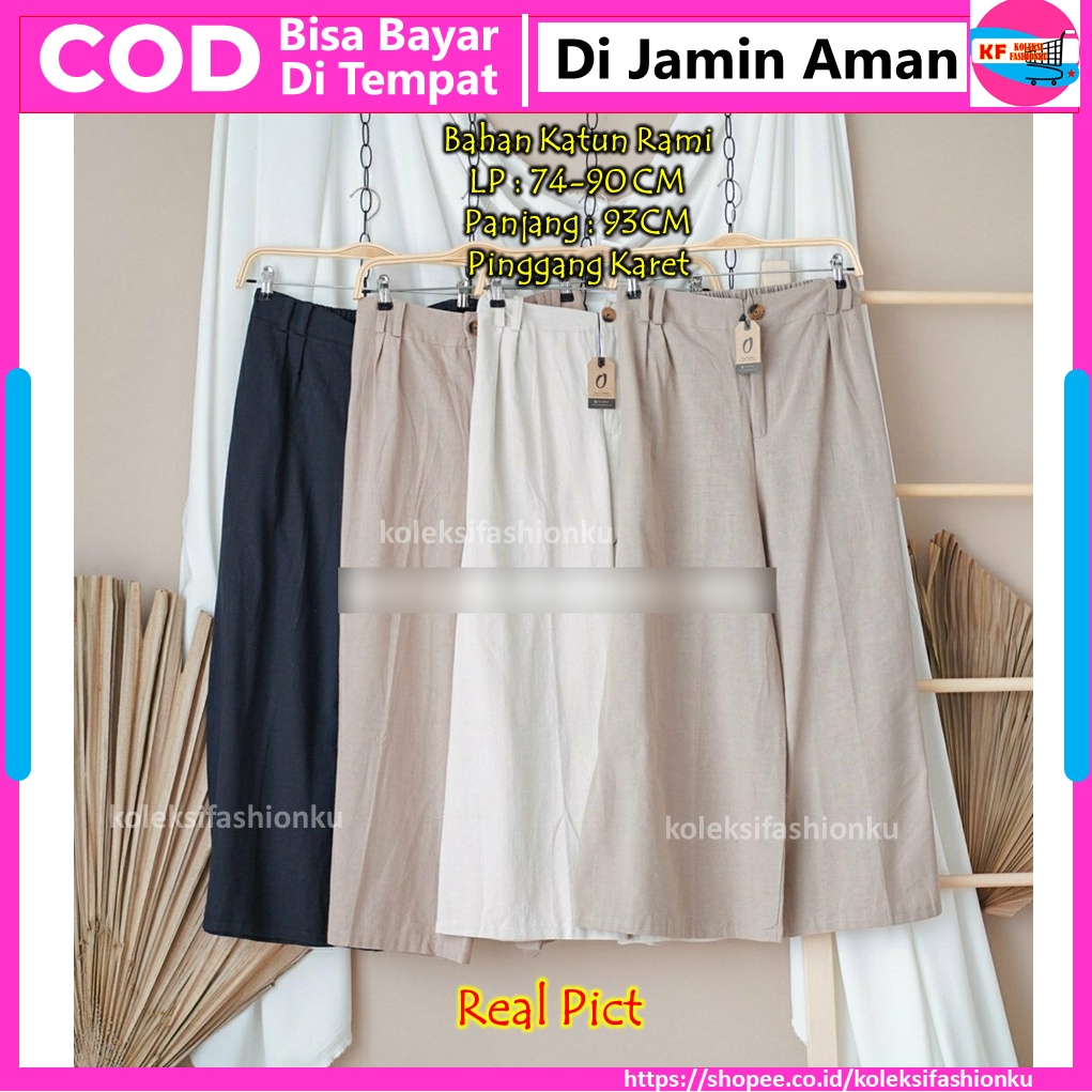 Celana Clana Jelana Kulot Jean Jeans Levis Wanita Cewek Jumbo Panjang Kekinian Terbaru Premium Murah