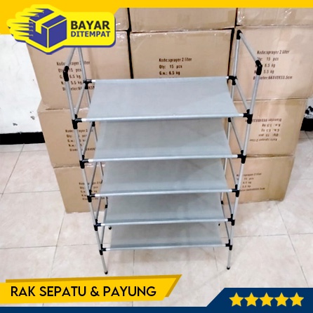 Rak Sepatu Payung 5 Susun Holder Shoe Rack [MG37]